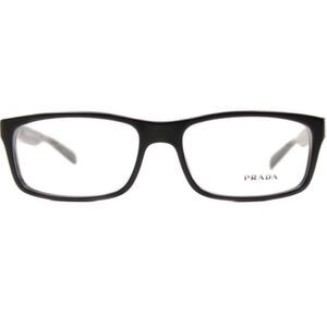 Prada Unisex Rectangular Eyeglasses Blue VPR 020 EAJ-101